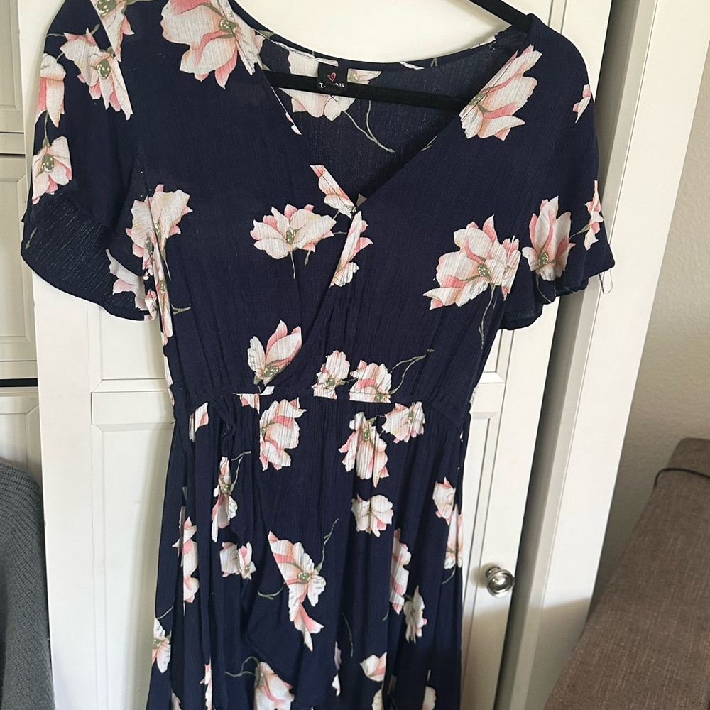 Floral Navy Dress